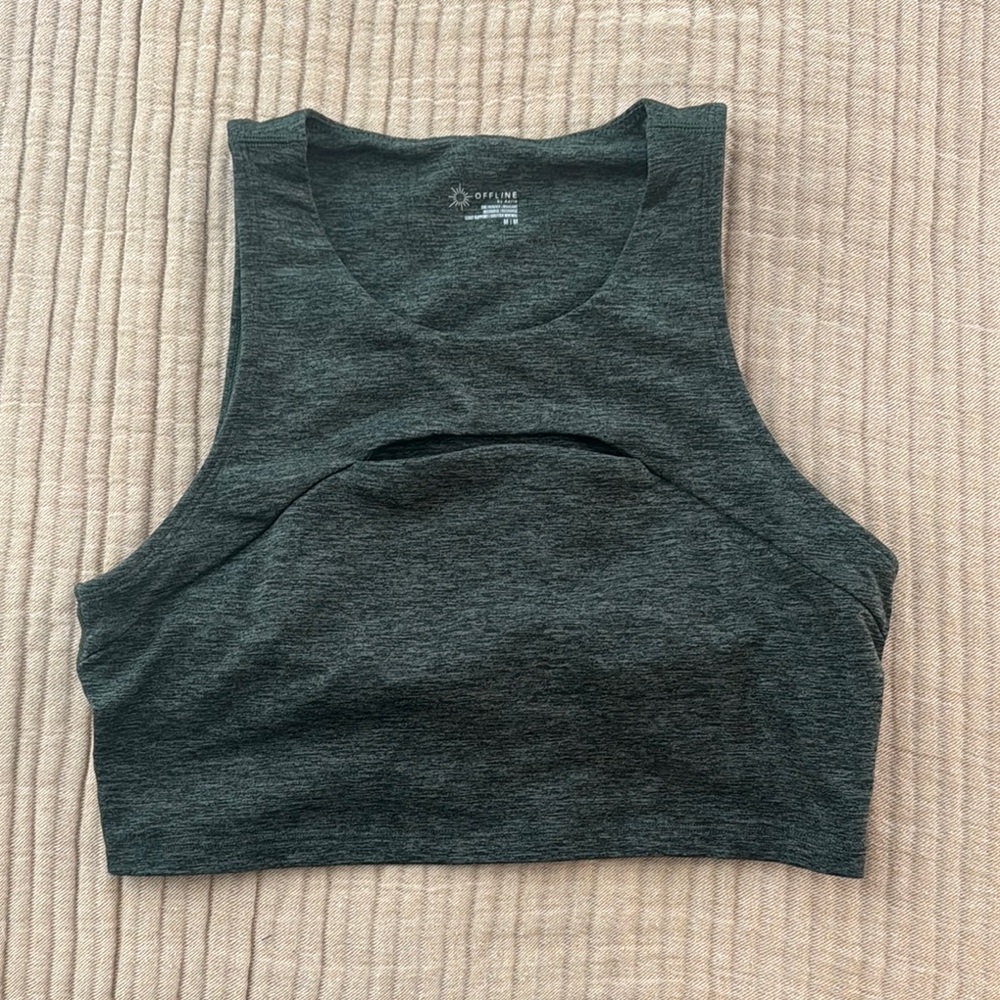 Aerie Offline Green Women's Sports Bra
